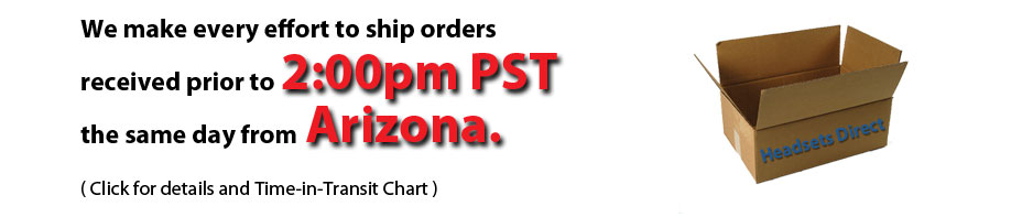 Headsets Direct Shipping Information