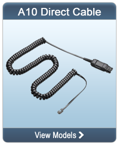 Plantronics A10 / Polaris Direct Connect Headset Cable Plantronics A10 / Polaris Direct Connect Headset Cable