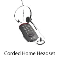Corded Home Headset With Dial Pad / Key Pad