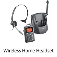 Wireless Home Headset With Dial Pad / Key Pad