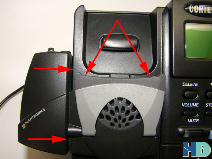 Cortelco Installation of Plantronics HL10 Handset Lifter
