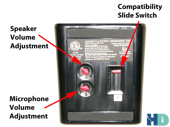 Plantronics CS540 Base Setup / Controls