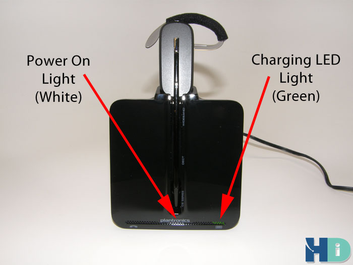 Plantronics CS540 Setup - Indicator Lights