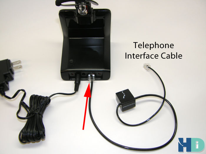 Plantronics CS540 Setup - Telephone Interface Cable