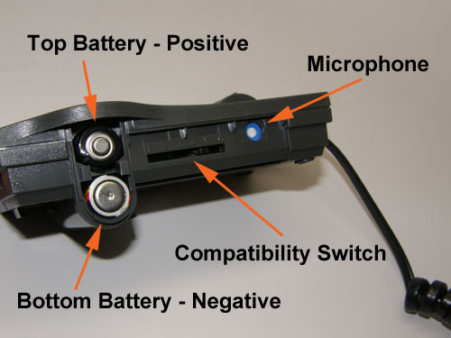 Plantronics M22 Vista Batteries & Switch Settings