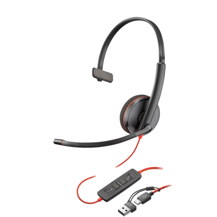 Poly Blackwire 3210 USB Headset