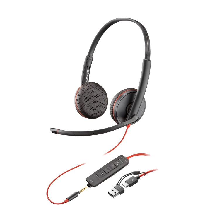 Poly Blackwire 3225 USB Headset