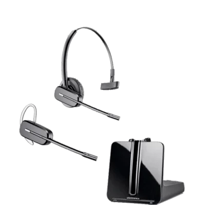 Poly CS540 Wireless Headset with Two Wearing Options