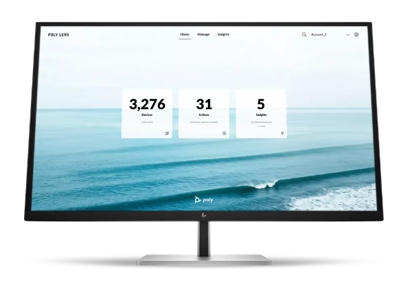 Poly Lens Cloud Management for Poly Savi 8220 UC Wireless Headset