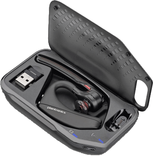 Plantronics Voyager 5200 UC Bluetooth Wireless Headsets with BT700 USB Dongle w/ Case