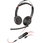 USB Wired Dual Ear Headset