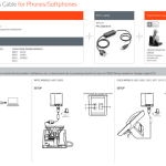 Poly APU-75 / APU-76 EHS Cable Instructions