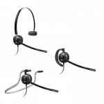 EncorePro HW540 Corded Headset with Three Wearing Options