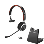 Jabra Evolve 65 Mono Computer Wireless Headset and Base