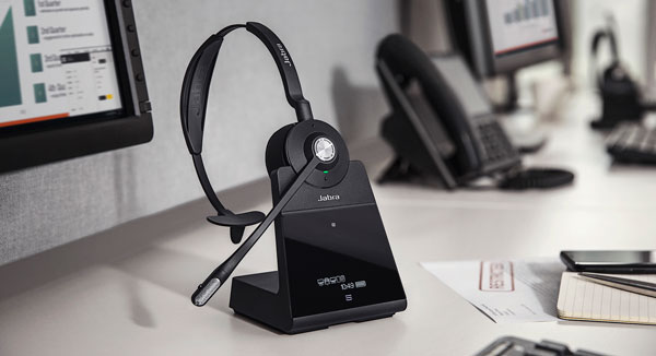 Wireless Monaural / Single Ear Headset For Call Centers