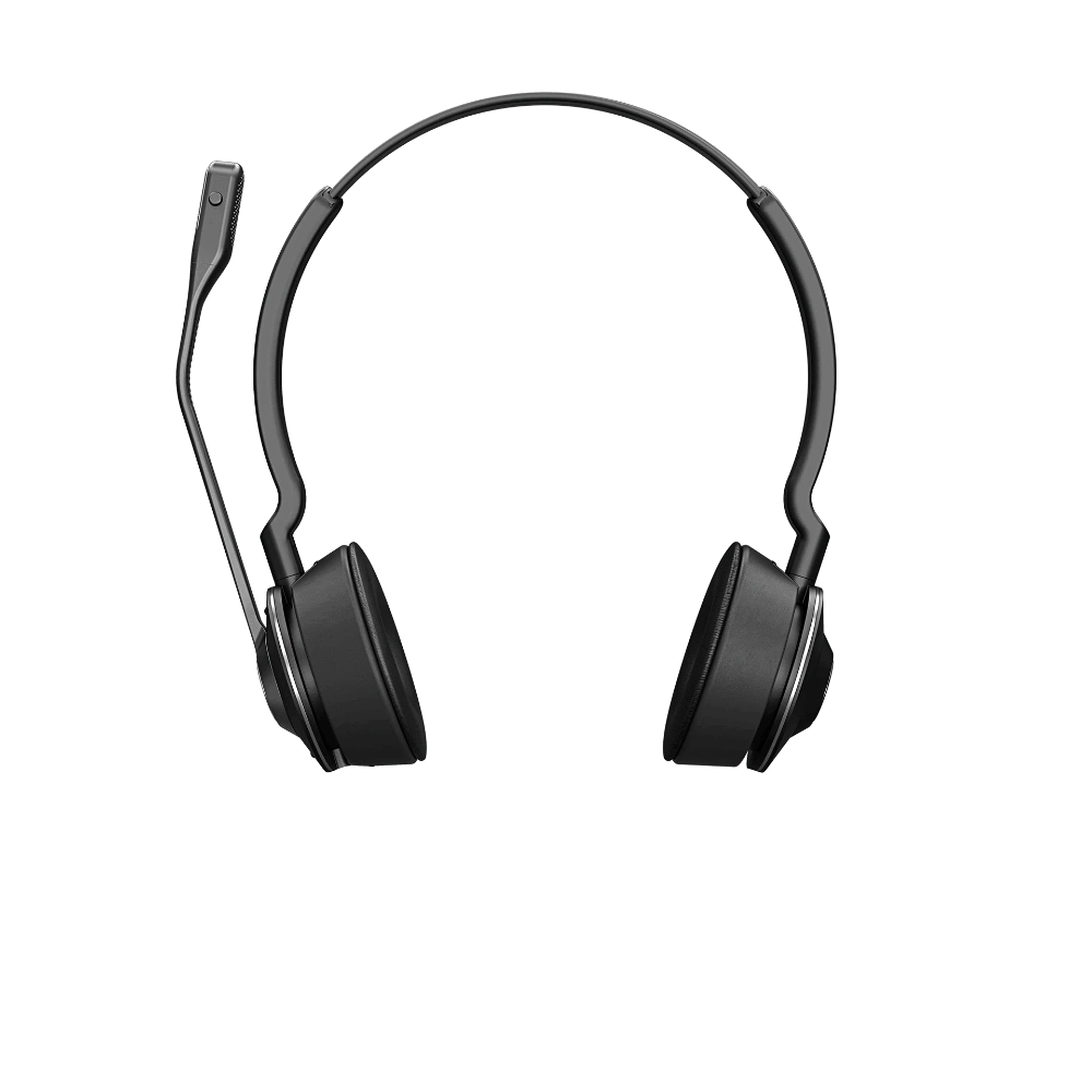 thumbnail image 2 of Jabra Engage 65 Wireless Headset, Stereo – Telephone Headset With Industry-Leading Wireless Performance, Advanced Noise-Cancelling Microphone, All Day Battery Life Jabra Earbuds 2 of 10
