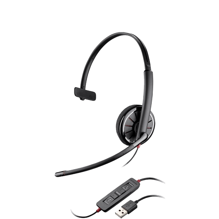 Poly Blackwire C310-M USB Headset - Headsets Direct