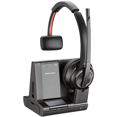 Wireless Headset with Base