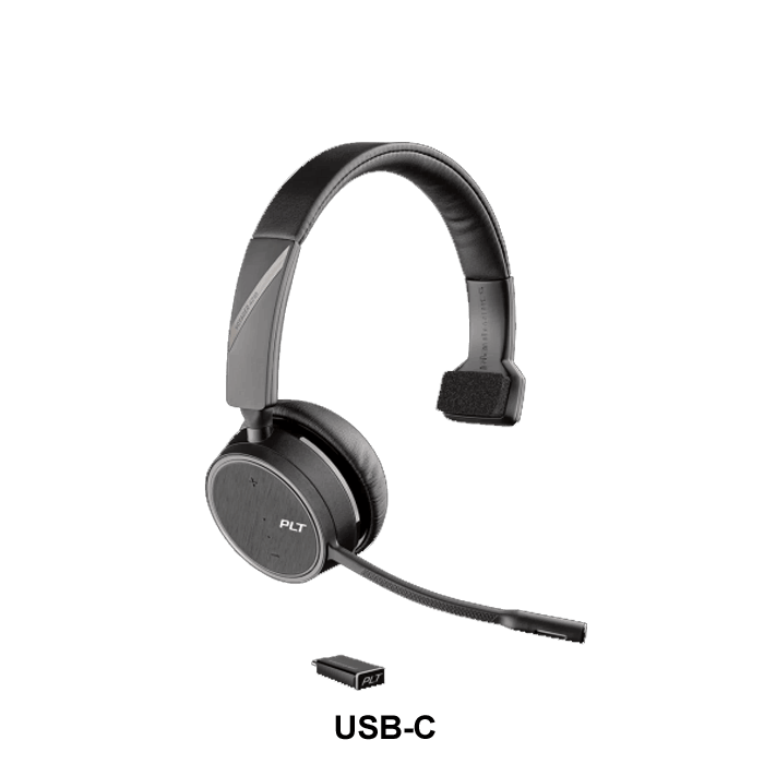 Poly Voyager 4210 Headset with USB-C Dongle
