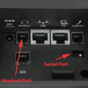 Poly VVX Phone Headset Ports