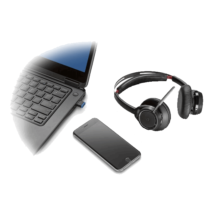 voyager focus uc bluetooth headset b825