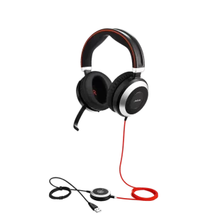 Jabra Evolve 80 Around-The-Ear Wired Headset