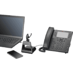 Voyager 5200 Office Deskphone, PC & Cell Headset