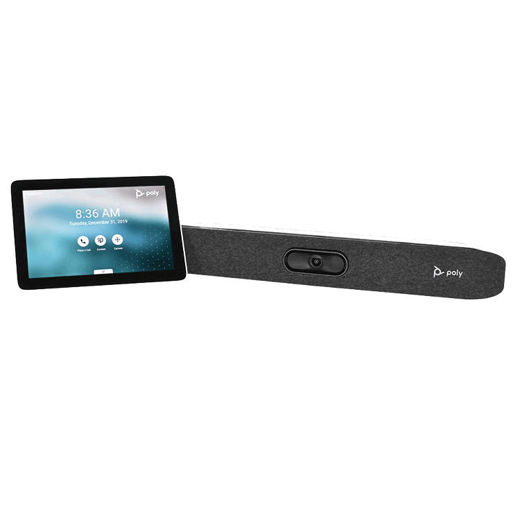 Poly X30 Studio Conferencing with tablet