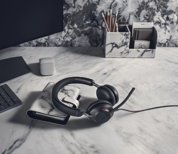 Jabra Evolve2 40 Stereo Headset In Office