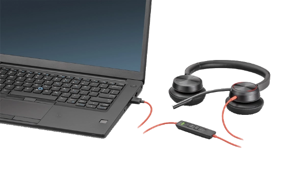 Poly Blackwire 8225 ANC USB Headset w/Laptop