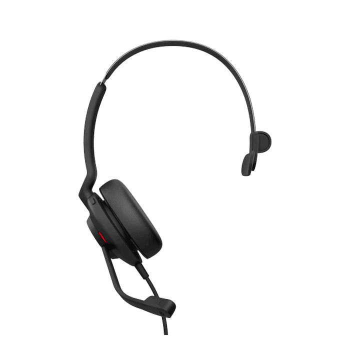  Jabra Evolve 40 MS Professional Wired Headset, Mono – Telephone  Headset for Greater Productivity, Superior Sound for Calls and Music, 3.5mm  Jack/USB Connection, All-Day Comfort Design, MS Optimized : Electronics