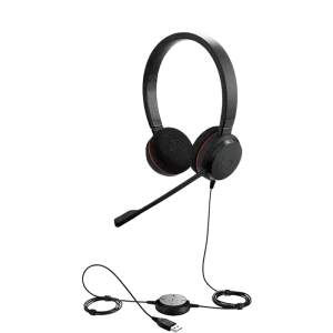 Jabra Evolve 20 Stereo USB Headset with cord