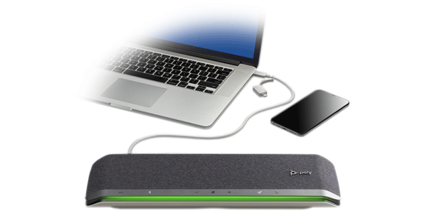 Poly Sync 60 Speakerphone w/ cell phone & PC