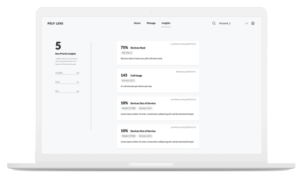 Poly Lens Cloud Management