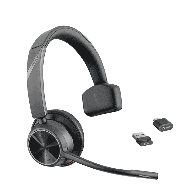 Poly Voyager 4310 UC Bluetooth Headset w/ BT700 Dongle