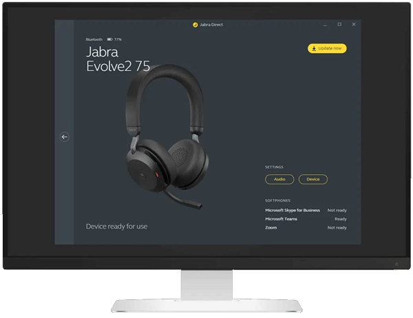 Jabra Evolve2 75 Wireless On-ear Stereo 27599-999-999 Tech-America