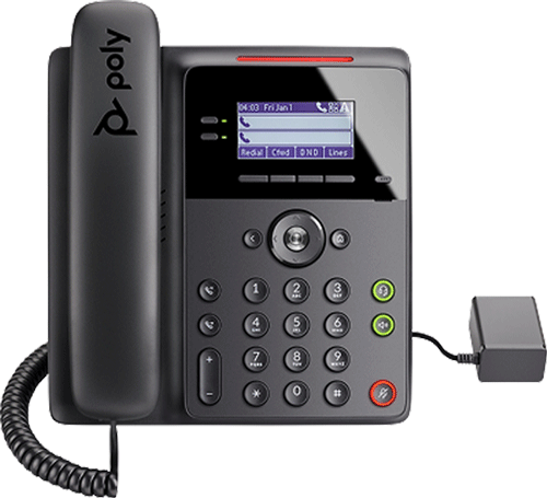 Poly Edge B10 IP Business Phone w/ A/C Power Adapter