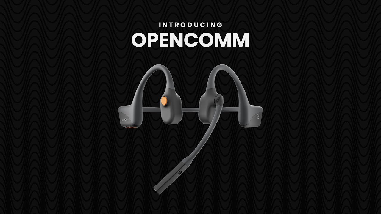 Aftershokz OpenComm UC Bone Conduction Bluetooth Stereo Headset