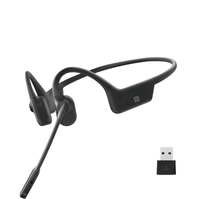 Aftershokz OpenComm UC Bone Conduction Headset w/ USB-A Dongle