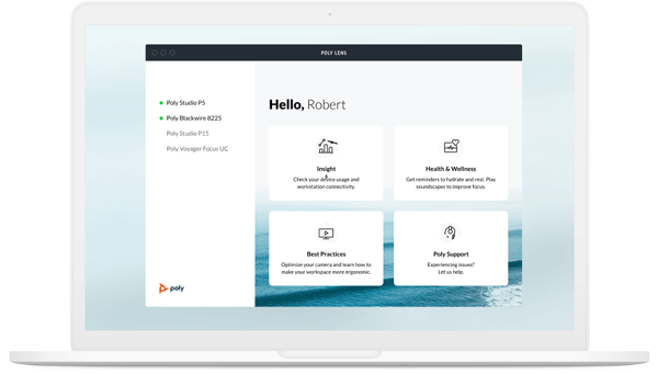 Poly Lens Cloud Management Dashboard