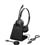 Jabra Engage 55 Stereo Wireless Headset w/ Stand & Dongle
