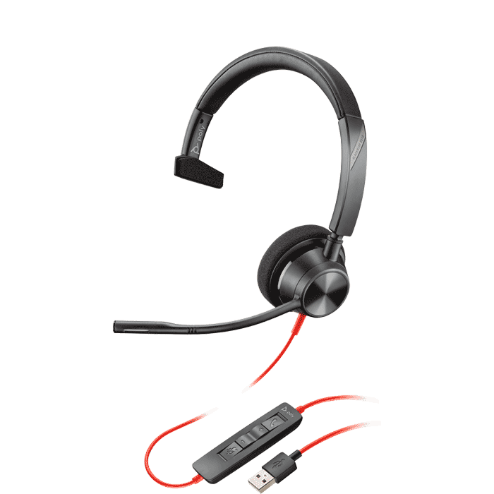 Poly Blackwire BW3310 USB-A Headset