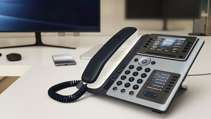 Poly Edge E400 Series IP Desk Phone