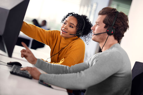 USB Headset In Call Center