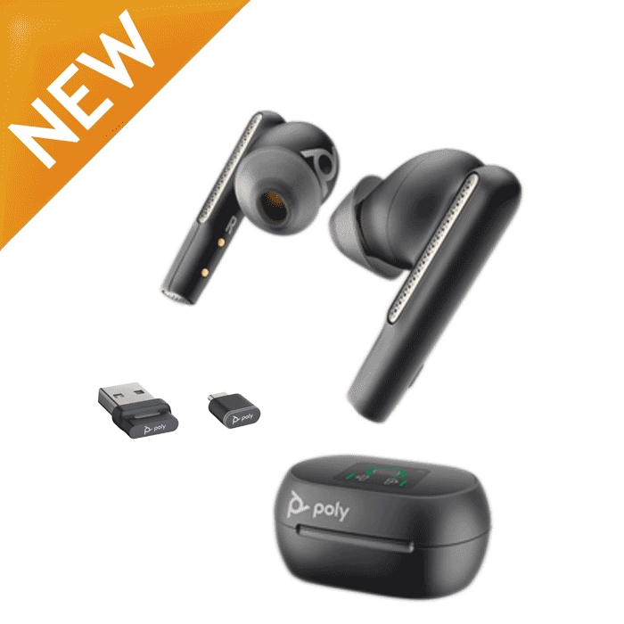 Poly Voyager Free 60+ Wireless Earbuds Headset