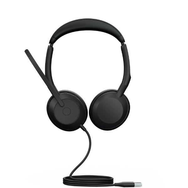  Jabra Evolve 30 II Wired Headset, Mono, MS-Optimized –  Telephone Headset with Superior Sound for Calls and Music – 3.5mm Jack/USB  Connection – Pro Headset with All-Day Comfort : Electronics