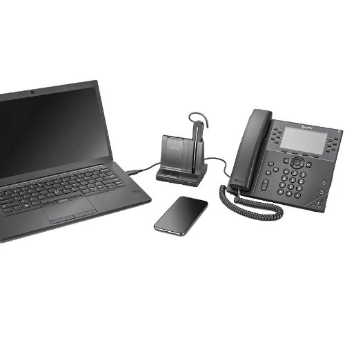 Wireless Desk Phone Headsets with PC Connection