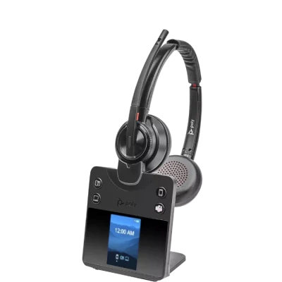 Poly Savi 8420 Office Wireless DECT Headset for Microsoft Teams