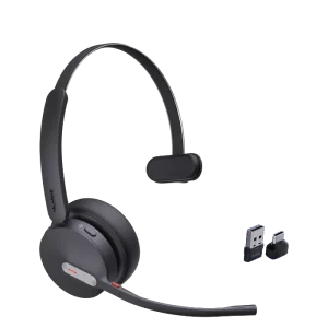 Yealink BH70 Mono Bluetooth Headset with USB-A & USB-C Adapters