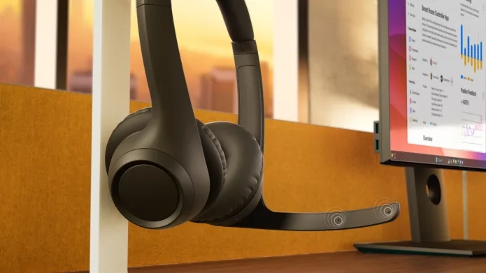 Logitech Zone 305 Wireless Stereo Headset with USB-C for Clear Calls